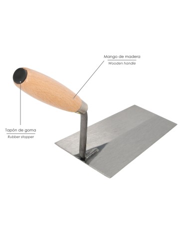 Paleta Wolfpack Mango Madera 341-A / 180 mm.