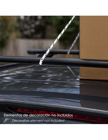 Cuerda Poliester Trenzada Blanco / Azul 8 mm. Bobina 200 m.