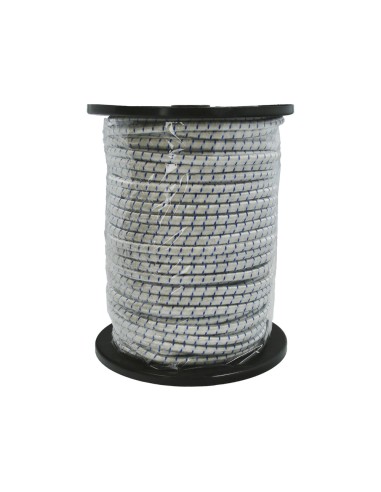 Cuerda Elástica Forrada 6 mm. Rollo de 100 metros