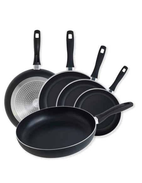Oryx Sartén Aluminio Antiadherente Basic, Alta Resistencia, Apta Inducción, Libre PFOA, Diámetro 24 cm, Espesor 3 mm.