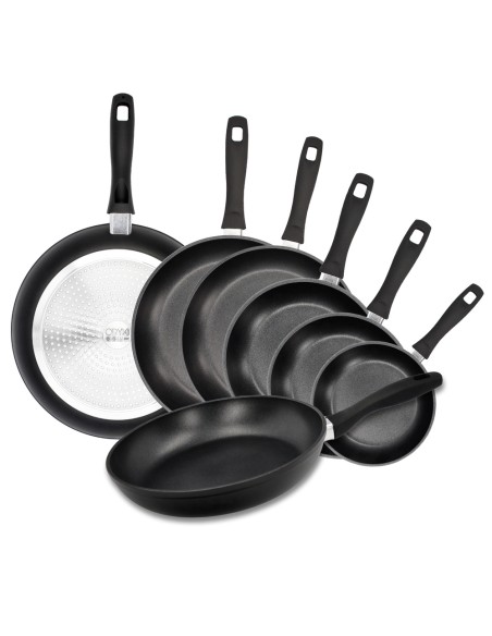 Oryx Sartén Aluminio Antiadherente Plus, Forjada, Apta Inducción, Libre PFOA, Diámetro 28 cm, Espesor 5 mm.