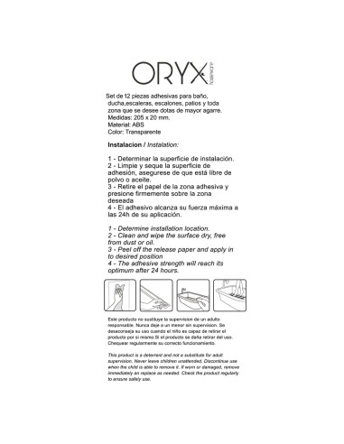 Tiras Antideslizante Adhesivas Para Baños / Duchas