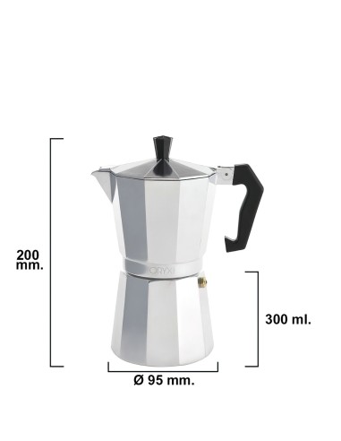 Cafetera Aluminio 6 Tazas (300 ml.) Classic