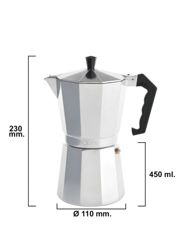 Cafetera Aluminio 9 Tazas (450 ml.) Classic