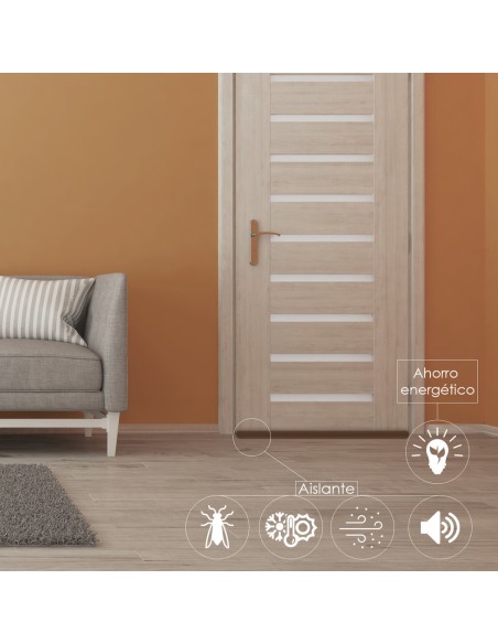 Burlete Puerta Espuma Marron Bajopuerta 95 cm.