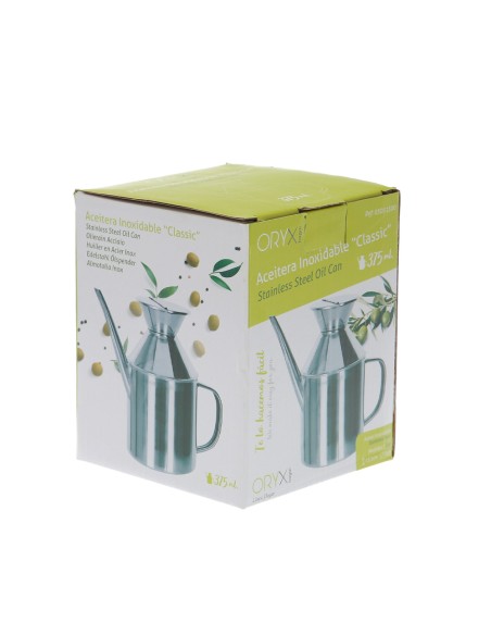 Aceitera Acero Inoxidable Modelo "Classic" 375ml.