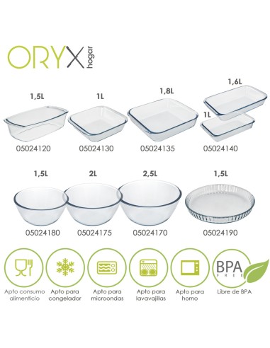 Bol De Cristal, Ideal Para Mezclas. 1.5 Litros. Libre BPA, Cristal De Borosilicato.Ensaladas, Postres, Cocina, Resposteria