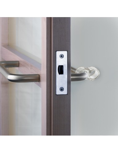 Tope Puerta Para Manivela Transparente (Blister 4 Unidades)