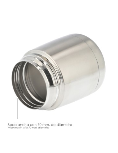 Termo Solidos y Liquidos Acero Inoxidable Antigoteo 430 Ml. 100 % Hermetico. Sin BPA