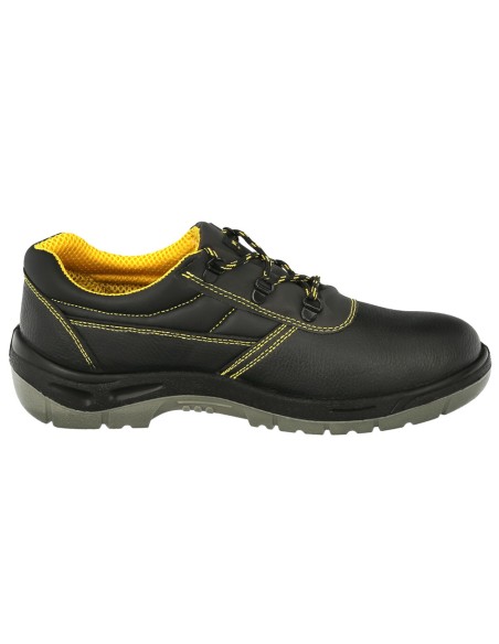 Zapatos Seguridad S3 Piel Negra Wolfpack Nº 36 Vestuario Laboral,calzado Seguridad, Botas Trabajo.