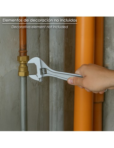 Llave Ajustable Plus Moleta 15"