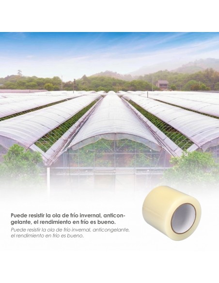 Cinta Para Reparacion Invernaderos 10 cm. x 33 metros. Cinta Adhesiva Reparacion Alta Resistencia