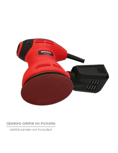 Lija Recambio Velcro Disco Ø 125 mm. Con Agujeros Grano 180 (10 Piezas)