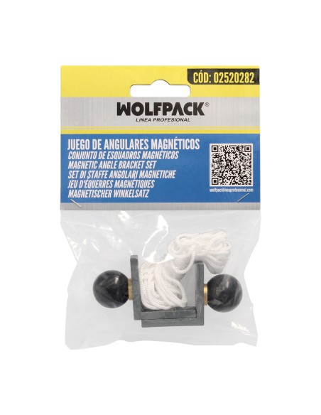 Juego Angulares Magneticos Para Reglas 40x40 mm. Nivel Pared, Nivelador Pared.