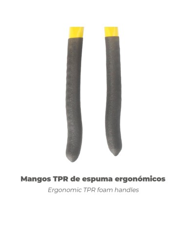 Tenazas Apertura Múltiple Negra 250 mm. Mangos Plastificados DIN 8976. Pico De Loro, Alicates Extensibles, Tenazas Fontanero