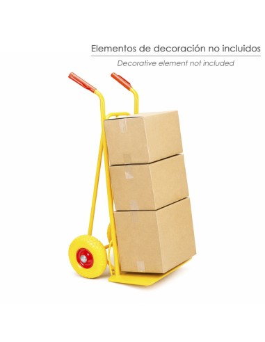 Carretilla Almacen / Sacos Rueda Maciza Llanta De Plástico