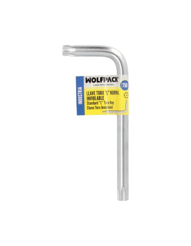 Llave Torx Inviolable Standar Acero Cromo Vanadio Profesional T50 mm. Llave Estrella, Llave Allen Estrella