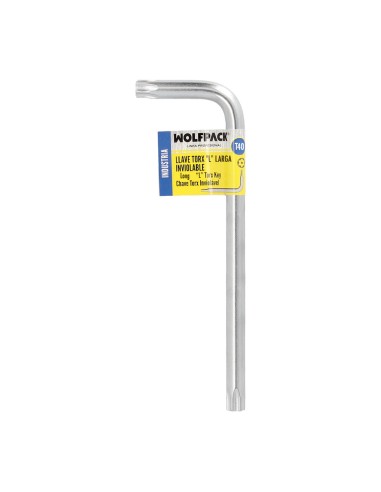 Llave Torx Inviolable Larga Acero Cromo Vanadio Profesional T40 mm. Llave Estrella, Llave Allen Estrella