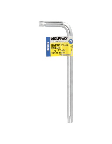 Llave Torx Inviolable Larga Acero Cromo Vanadio Profesional T50 mm. Llave Estrella, Llave Allen Estrella