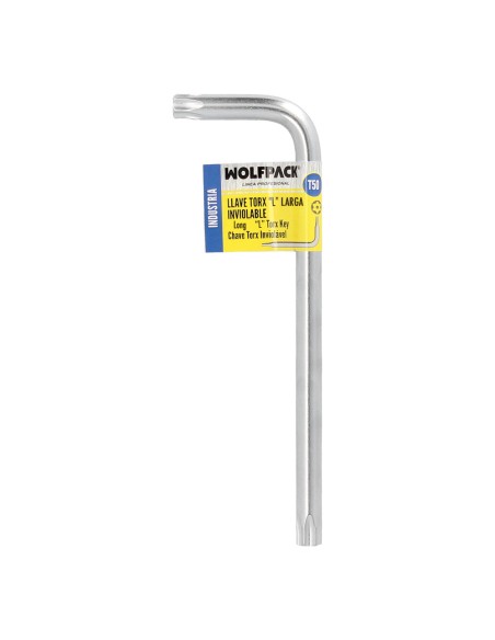 Llave Torx Inviolable Larga Acero Cromo Vanadio Profesional T50 mm. Llave Estrella, Llave Allen Estrella