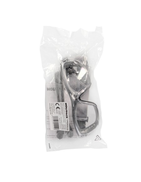 Gafas de Seguridad Acolchadas Cristales Transparentes Con Patillas o Goma Elastica. Patillas Engomadas EN/166