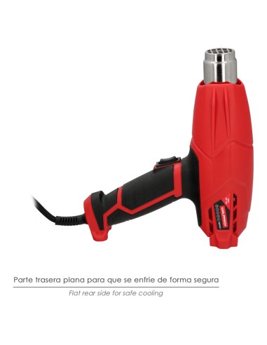 Pistola Aire Caliente 2000 Watt. 2 Potencias Con Accesorios. Decapador, Pistola Decapar Aire Caliente