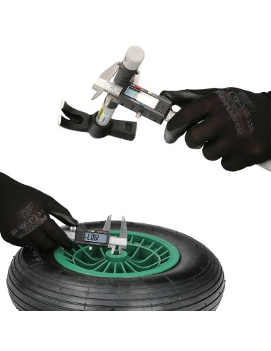 Calibre Digital Acero Inoxidable 150 mm. Pie de Rey, Paquimetro. Pantalla LCD, Boton de Bloqueo