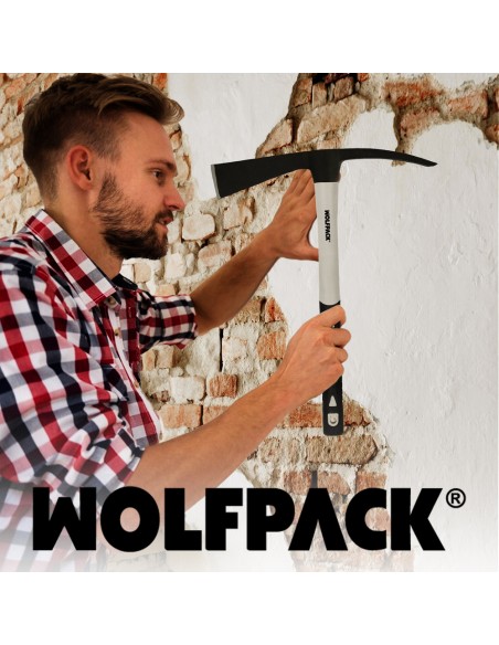 Mango Fibra Vidrio Para Alcotana Ojo Oval 38 cm. Mango Bimaterial Absorve Vibraciones