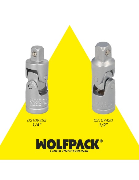 Articulacion Universal 1/2" Acero Cromo Vanadio, Aristas Redondas, Articulación Carraca, Articulacion Cardiana,