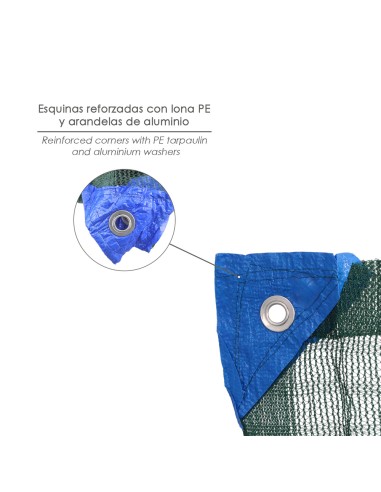 Mantas Aceituna 8 x 12 Metros. Multiusos 100% Hdpe Gramaje 90 Gr/m2. Reforzada, Con Ojales, Mantos Aceituna, Fardos Aceituna,