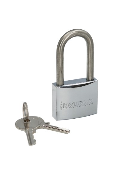 Candado Inoxidable Arco Largo 40mm.