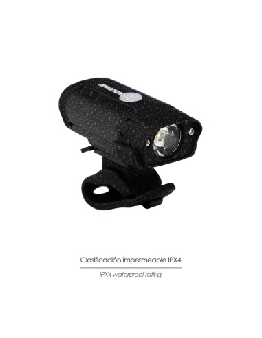 Luz Led Frontal Para Bicicleta / Patinete 400 Lumenes (5 Modos) Bateria Recargable USB