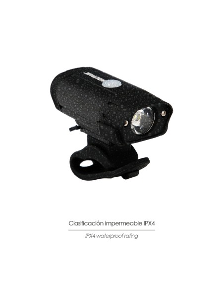 Luz Led Frontal Para Bicicleta / Patinete 400 Lumenes (5 Modos) Bateria Recargable USB