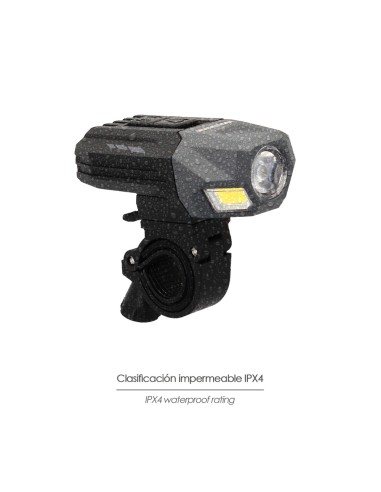 Luz Led Frontal Para Bicicleta / Patinete 800 Lumenes (7 Modos) Bateria Recargable USB