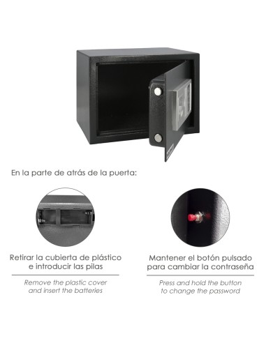 Caja Fuerte Sobreponer Electrica 35x25x25 cm.