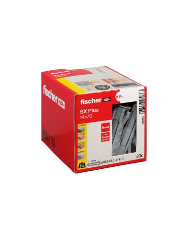 Taco Fischer Sx Plus Ø 14 x 70 mm. (Caja De 20 Piezas)