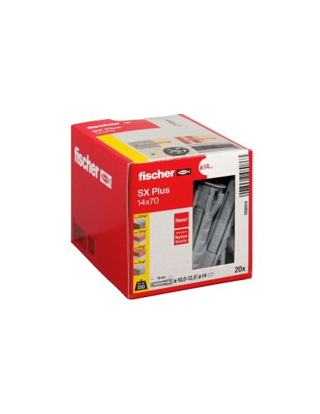 Taco Fischer Sx Plus Ø 14 x 70 mm. (Caja De 20 Piezas)