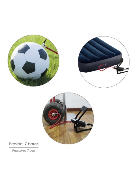 Bomba Inflar De Pie 1 Piston