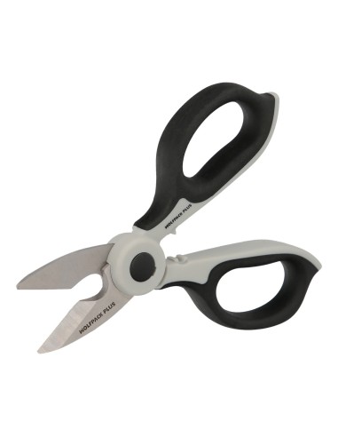 Tijeras Electricista 155 mm. Mango TPR Plus No tension. Hojas Acero Inoxidable, Ergonomicas, Tijeras Cortar Cable, Pelacables