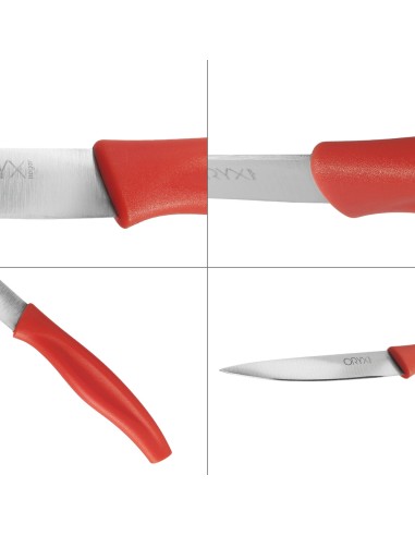Cuchillo Nuuk Mondador Hoja Acero Inoxidable 9 cm. Rojo (1 Unidad)