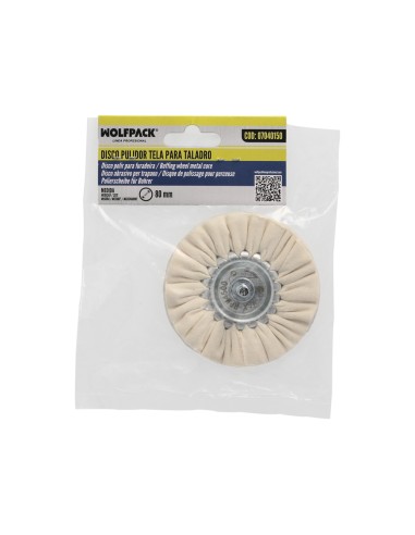 Disco Pulidor De Tela Para Taladro Ø 80mm.