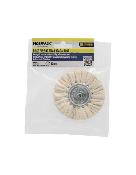 Disco Pulidor De Tela Para Taladro Ø 80mm.