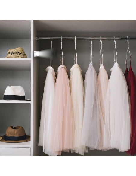 Linterna / Luces Led Para Pared / Armario A pilas (4 AAA) 250 Lumenes (Fijación Mediante Pegatina, Iman o Tornillos)