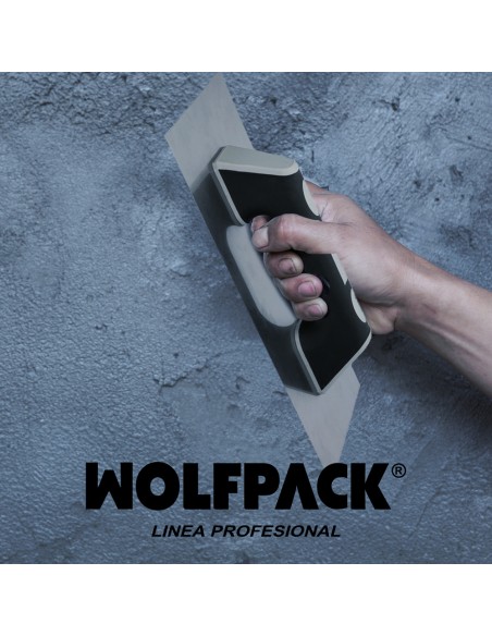 Llana Profesional Acero Inoxidable Mango Polipropileno Acabado Liso 300x150mm.