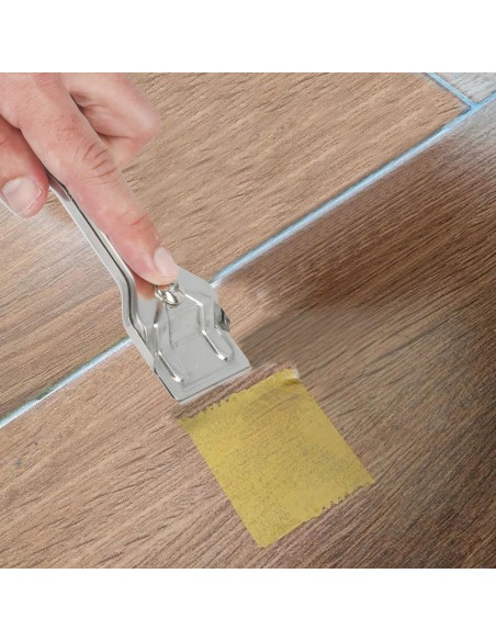 Rascavidrios Plastico Amarillo Hoja 43 mm. Rasqueta Vitroceramica, Rascador Vidrio, Rascador Vitroceramica,