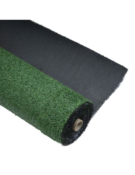 Cesped Artificial 7 mm. Rollo 1x10 mt. Césped Moqueta Para Interior y Exterior. Jardín, Terraza, Balcón. Uso Domestico