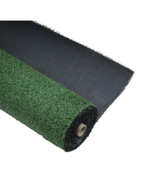 Cesped Artificial 7 mm. Rollo 1x5 metros. Césped Moqueta Para Interior y Exterior. Jardín, Terraza, Balcón. Uso Domestico