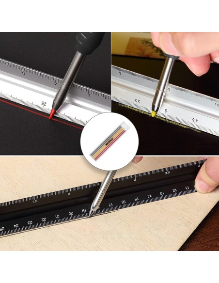 Minas Recambio Para Lapiz Carpintero Portaminas (6 Piezas)