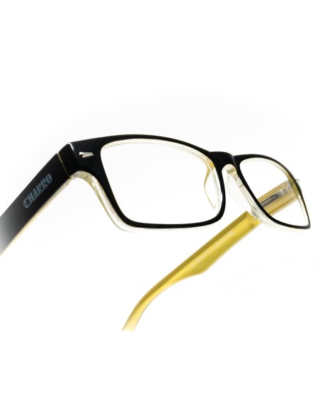 Gafas Lectura Kansas Negro / Amarillo. Aumento +1,5 Gafas De Vista, Gafas De Aumento, Gafas Visión Borrosa