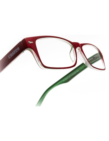 Gafas Lectura Kansas Rojo / Verde. Aumento +1,5 Gafas De Vista, Gafas De Aumento, Gafas Visión Borrosa